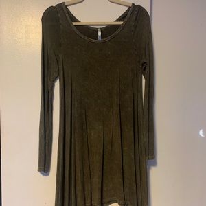 Dark faded green tunic